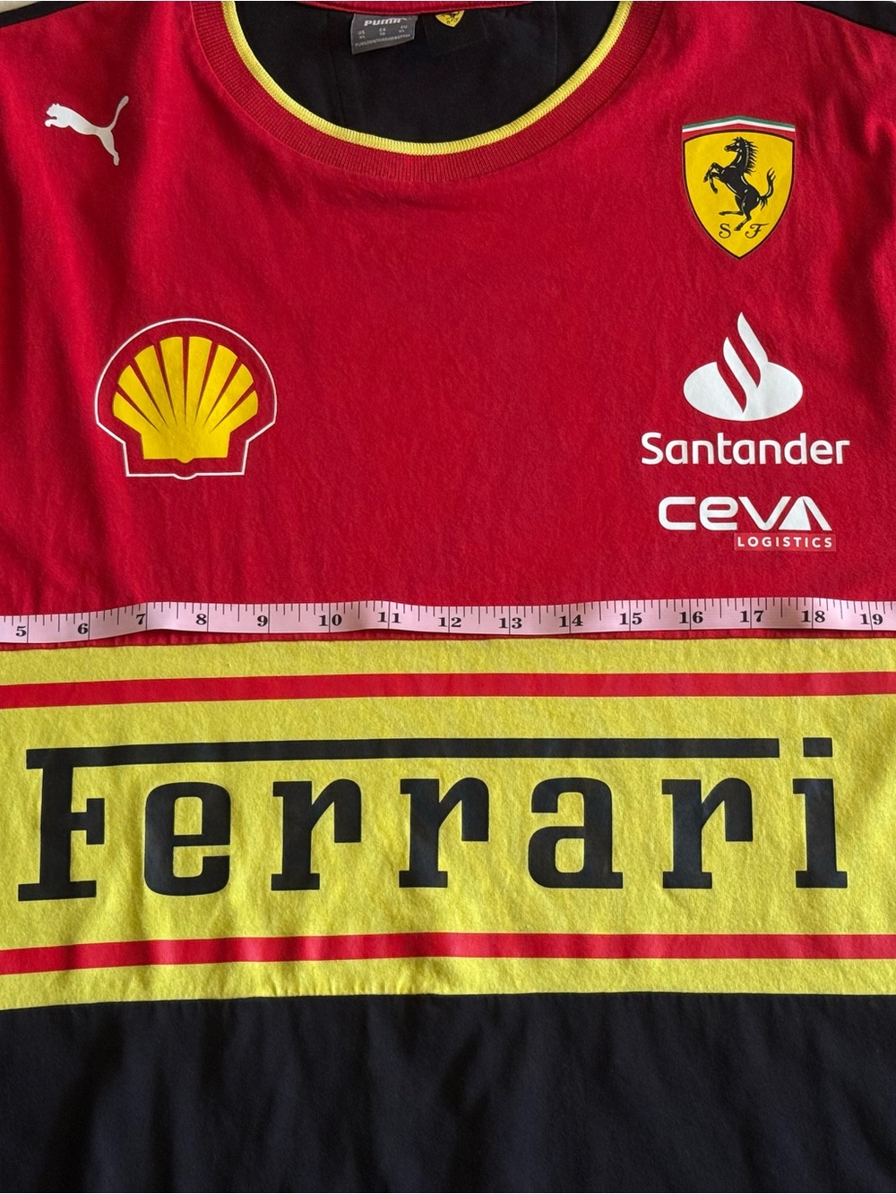 Puma Scuderia Ferrari Monza Special Edition T-Shirt XL F1 2023 - Picture 4 of 6
